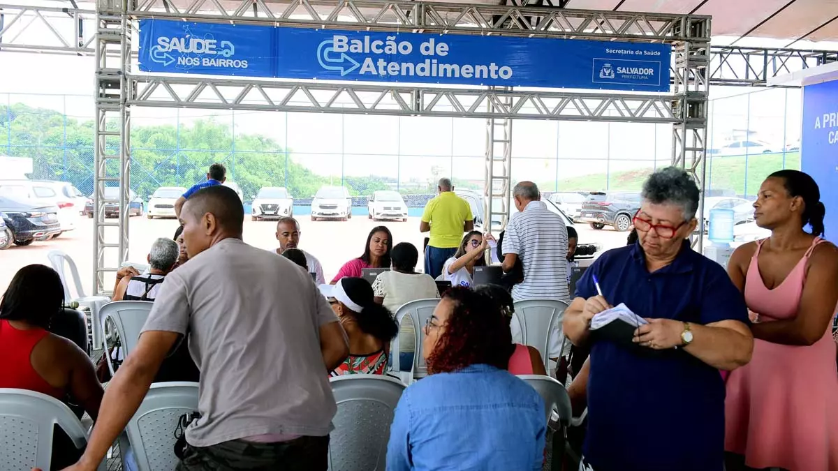 O programa Saúde nos Bairros, da Secretaria Municipal da Saúde (SMS) chega pela primeira vez nas ilhas de Salvador a partir
