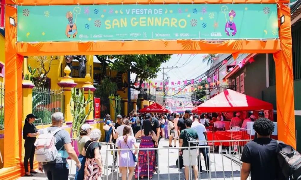 para que os visitantes pudessem degustar os mais variados pratos, de pasta fresca a gelato, na 5ª edição da Festa de San Gennaro.