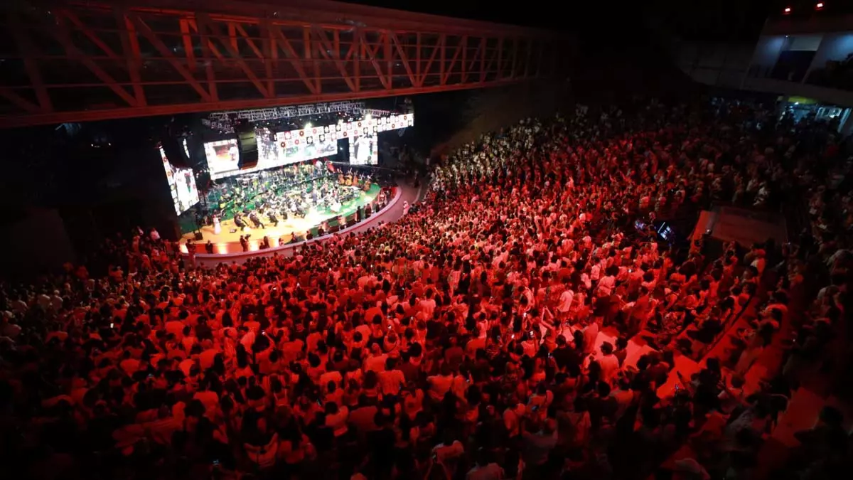 O concerto “Sinfonia Terra Brasilis”, apresentado pela Orquestra Sinfônica da Bahia (Osba), encerrou nesta sexta-feira (8) as atividades