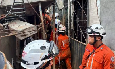 outro troca. Inclusive um bombeiro passou mal por ter virado a noite com a gente e todo mundo tá dando assistência”, afirmou. 