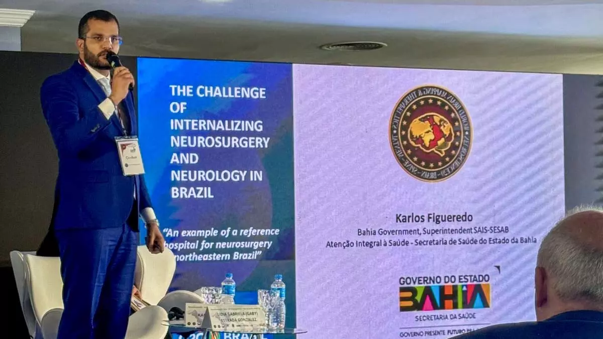 evento internacional do G20 voltado para a neurociência, reunindo líderes e especialistas de renome mundial. Representando a Bahia,