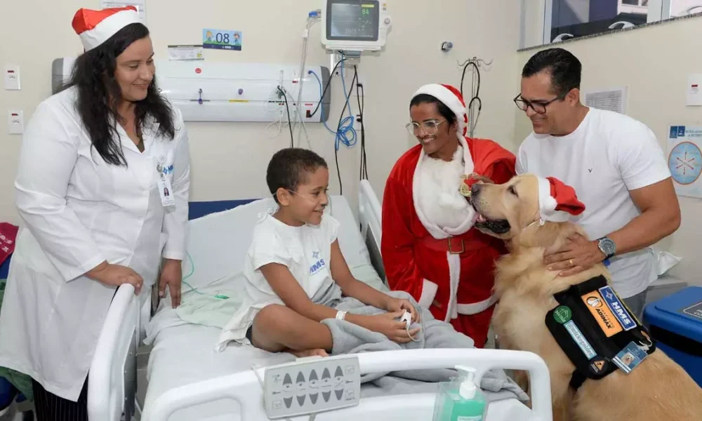 O Hospital Municipal de Salvador (HMS) proporcionou um momento especial para 40 pacientes da ala pediátrica, com uma celebração