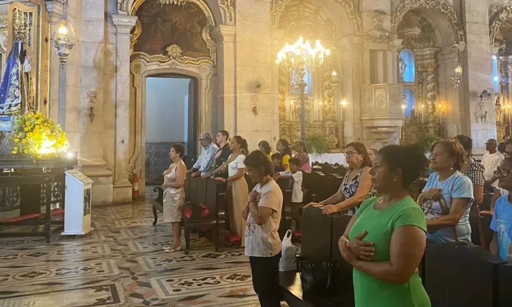 na Basílica Santuário em sua homenagem, que fica no Comércio, em Salvador. A programação tem o apoio da Secretaria de Turismo