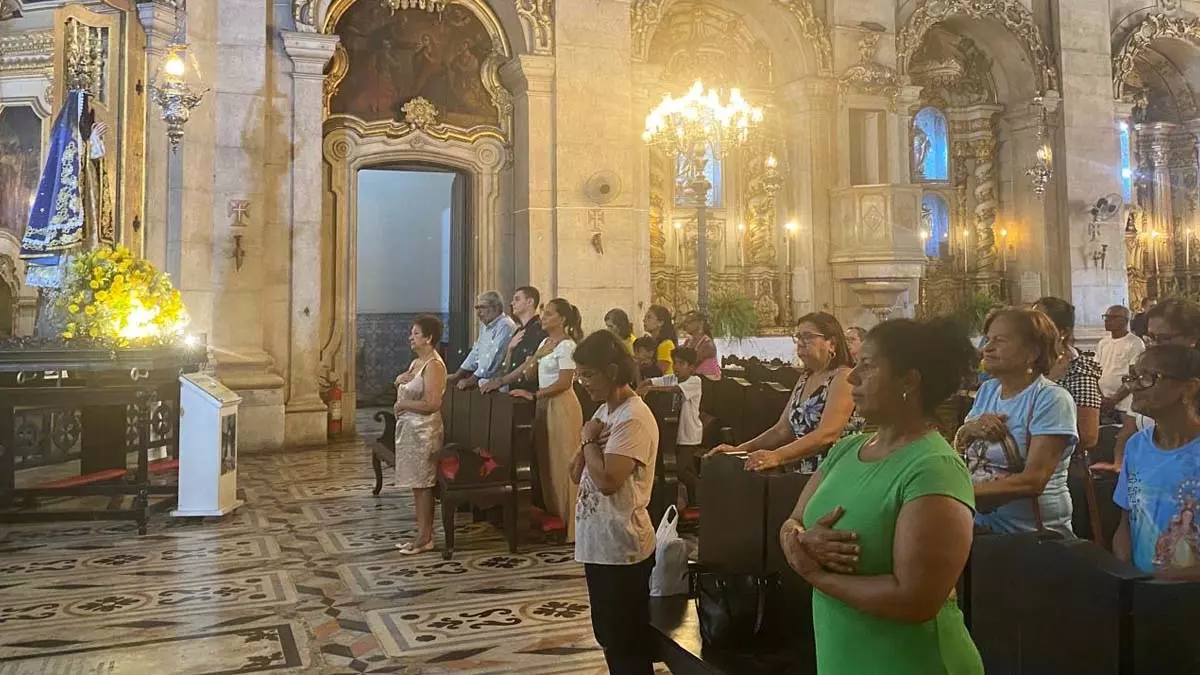 na Basílica Santuário em sua homenagem, que fica no Comércio, em Salvador. A programação tem o apoio da Secretaria de Turismo