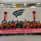 A primeira nacelle da Goldwind fabricada cumprindo com a regra do BNDES FINAME, na unidade industrial de Camaçari, na Bahia,