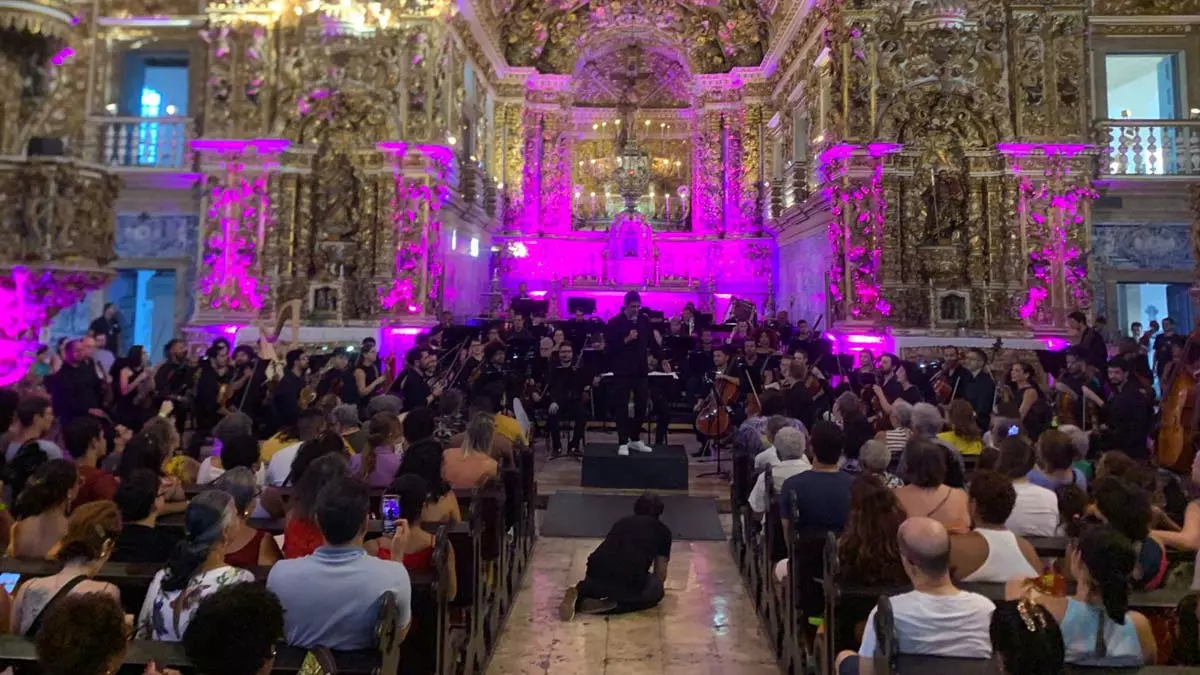 "A ideia desse concerto natalino no Pelourinho é excelente. A Orquestra Sinfônica da Bahia (OSBA) é um marco cultural do