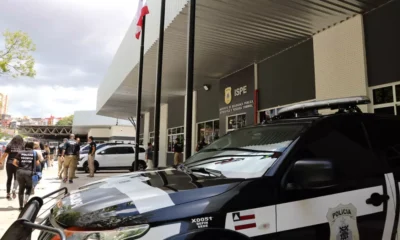 Complexo Policial do Ogunjá, na Avenida General Graça Lessa, em Salvador, nesta segunda-feira (9), tem a marca das 120 novas