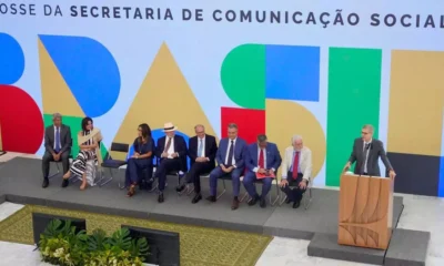 Em Brasília, nesta terça-feira (14), o governador Jerônimo Rodrigues participou da cerimônia de posse de Sidônio Palmeira