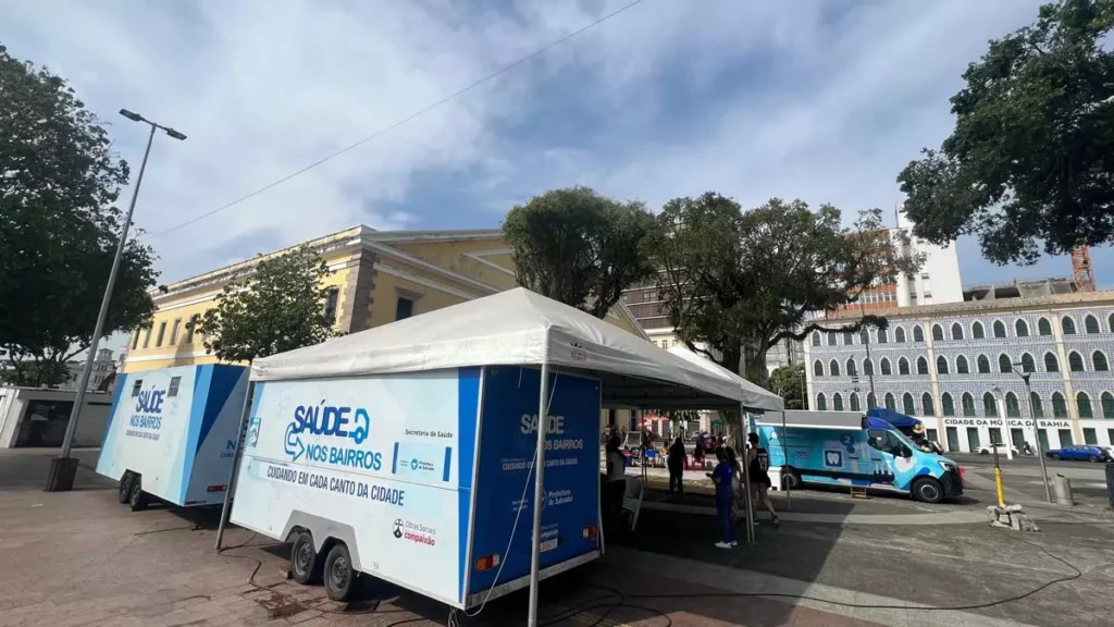 O Saúde nos Bairros, iniciativa promovida pela Secretaria Municipal da Saúde (SMS), retomou os atendimentos nesta segunda-feira (6)