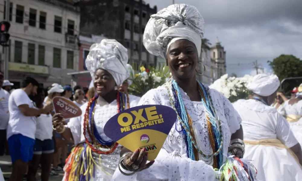 A campanha Oxe, me respeite!, da Secretaria das Mulheres do Estado (SPM), será realizada na tradicional Lavagem do Bonfim,