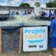 A primeira despesca do Projeto Fênix rendeu mais de uma tonelada de tilápias. O pescado foi extraído nesta segunda-feira (17),