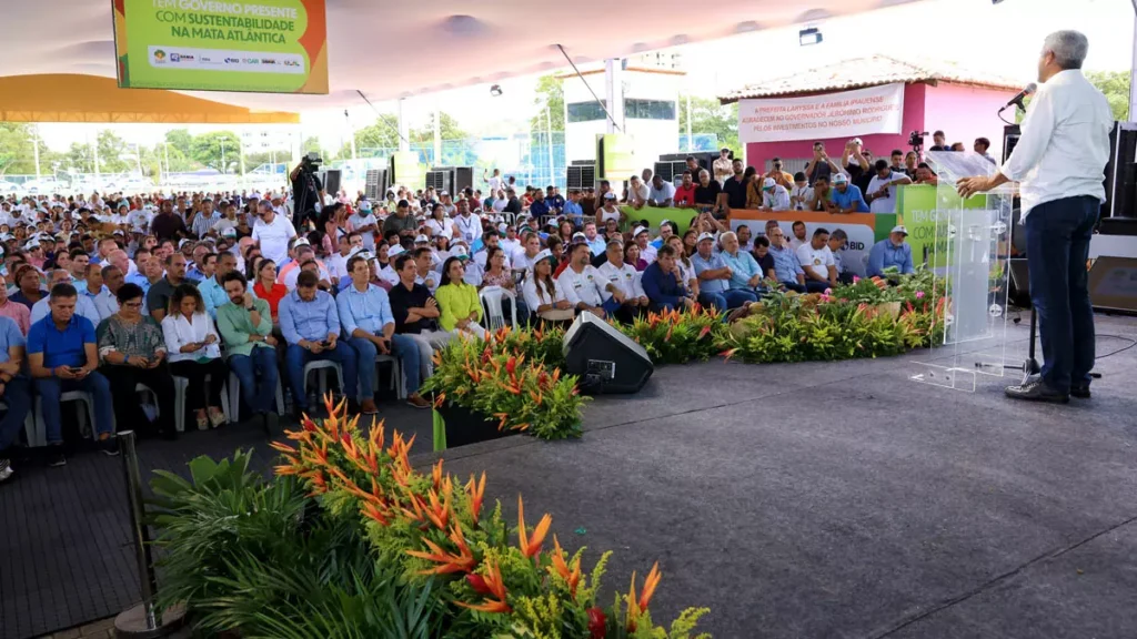 Projeto Parceiros da Mata, lançado nesta quinta-feira (20), em Ipiaú, pelo Governo do Estado, por meio da Companhia de Desenvolvimento