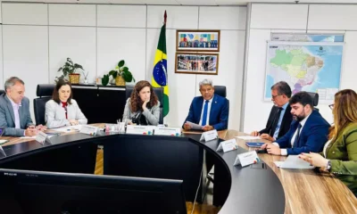 Brasília, nesta terça-feira (11), o governador Jerônimo Rodrigues participou de uma série de audiências com ministros.