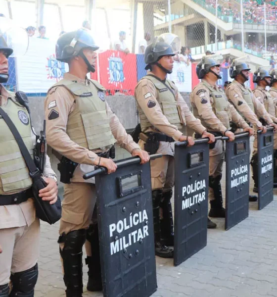 Nesta quinta-feira (13), a Polícia Militar da Bahia irá atuar com um efetivo de 391 policiais militares no jogo Bahia x Boston River,