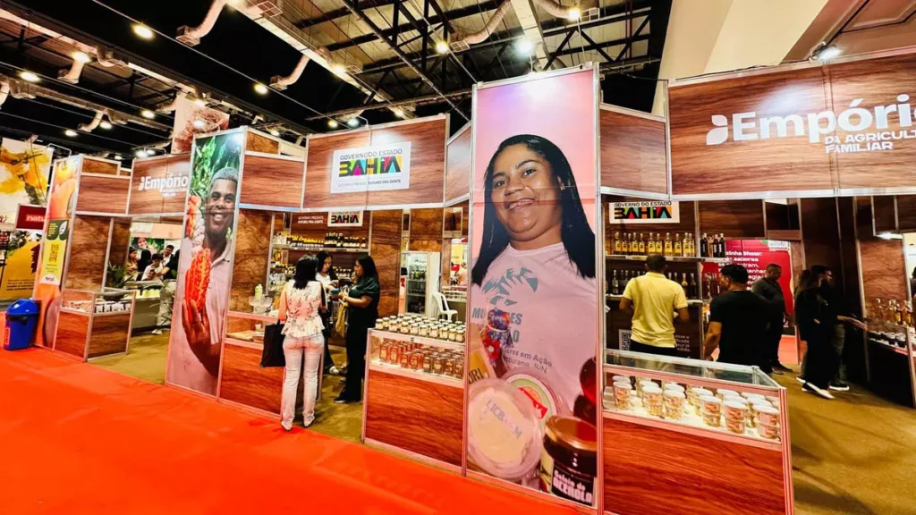 que acontece de 3 a 6 de abril, no Centro de Convenções de Salvador. Por meio do Empório da Agricultura Familiar, os visitantes