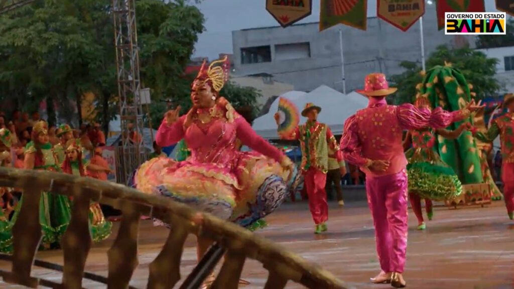O espírito junino foi capturado com sucesso durante a captação de conteúdos audiovisuais do São João Baiano, realizada entre os dias
