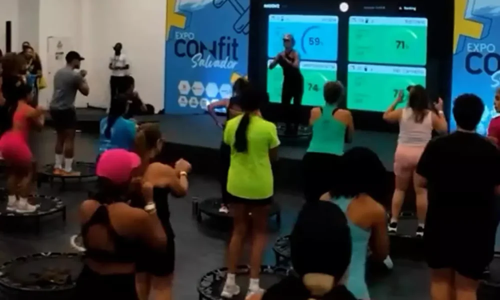 na Expo Confit, Convenção Nacional Fitness, em Salvador, no Centro de Convenções. Com produtos, serviços, lançamentos e