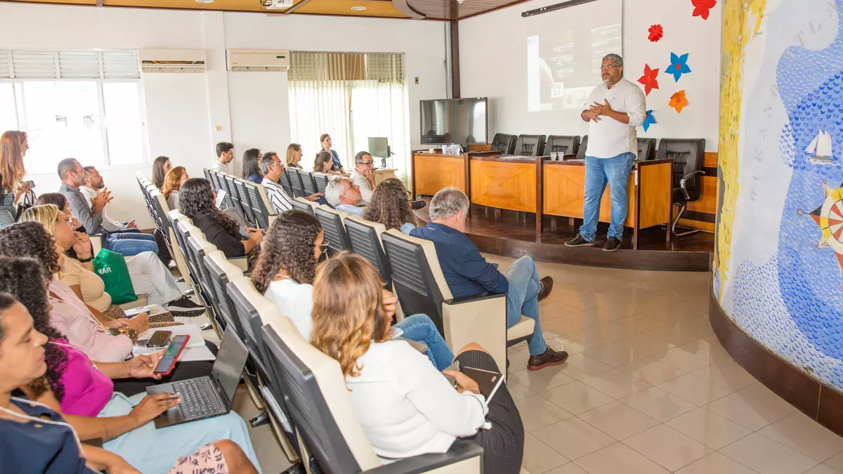 do Plano ABC+ Bahia — iniciativa central para a agricultura de baixo carbono no estado. Realizado no auditório da Superintendência