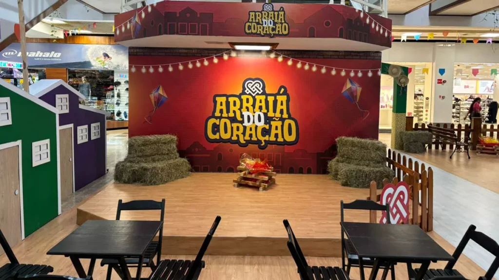 O Shopping Piedade, anuncia o lançamento do “Arraiá do Coração” — uma festa que promete aquecer os corações e embalar os