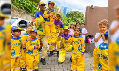 a Empresa de Limpeza Urbana de Salvador (Limpurb) promoveu mais uma edição do projeto Clubinho da Limpurb, desta vez no