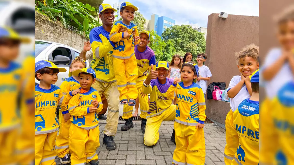 a Empresa de Limpeza Urbana de Salvador (Limpurb) promoveu mais uma edição do projeto Clubinho da Limpurb, desta vez no