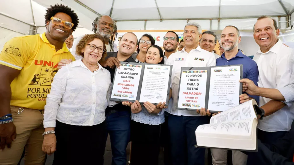 Rui Costa, autorizou a publicação dos editais de licitação para a implantação do Tramo IV da Linha 1 do Metrô, que vai