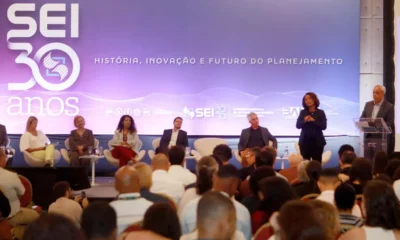 O seminário “SEI 30 anos: história, inovação e futuro do planejamento” acontecem até esta quarta-feira (11), no Fiesta Convention Center,