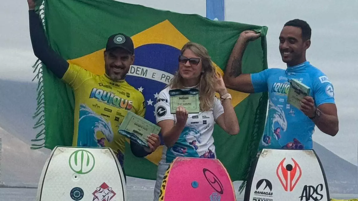 O surfista de bodyboarding, Uri Valadão, foi vice-campeão da terceira etapa do World Bodyboarding Tour e com esse resultado
