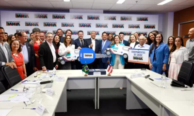 O governador Jerônimo Rodrigues se reuniu, na manhã desta quarta-feira (11), com o prefeito de Senhor do Bonfim, Laércio Júnior,