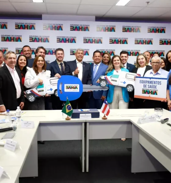O governador Jerônimo Rodrigues se reuniu, na manhã desta quarta-feira (11), com o prefeito de Senhor do Bonfim, Laércio Júnior,