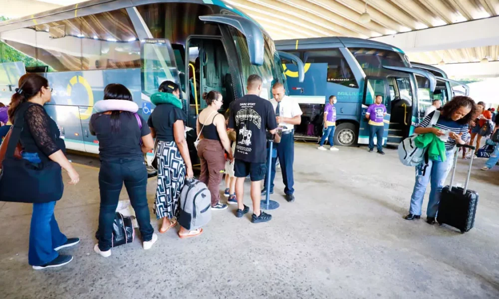 destino e é uma das 337 mil pessoas que devem passar pelo Terminal Rodoviário de Salvador entre os dias 18 e 24 de junho, período
