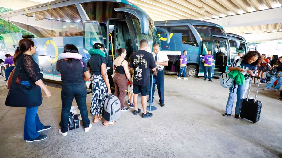 destino e é uma das 337 mil pessoas que devem passar pelo Terminal Rodoviário de Salvador entre os dias 18 e 24 de junho, período