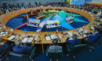 Os países do Brics publicaram nesta segunda-feira (7) uma declaração conjunta em que cobram os países mais ricos a ampliarem a