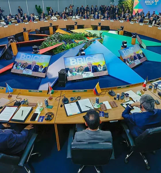 Os países do Brics publicaram nesta segunda-feira (7) uma declaração conjunta em que cobram os países mais ricos a ampliarem a