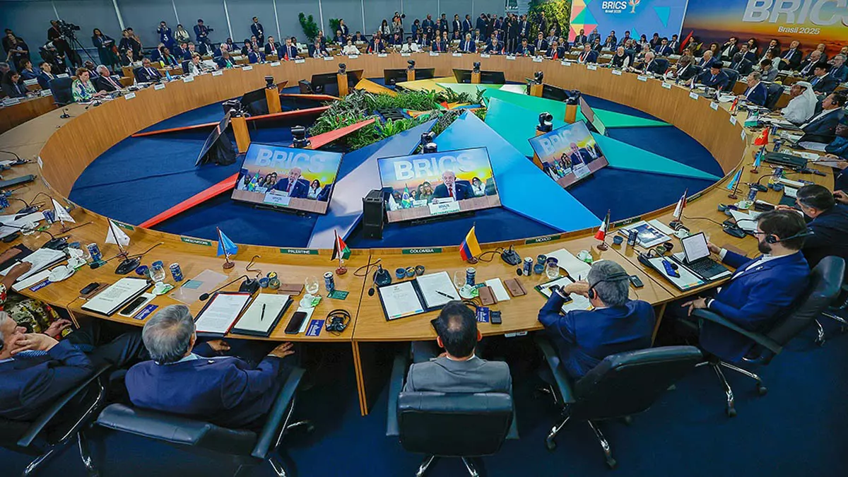 Os países do Brics publicaram nesta segunda-feira (7) uma declaração conjunta em que cobram os países mais ricos a ampliarem a
