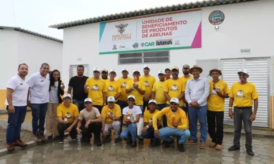 de produtos de abelhas da Associação dos Apicultores e Meliponicultores de Itiúba (Apismeli), localizada na comunidade de Várzea Formosa. 