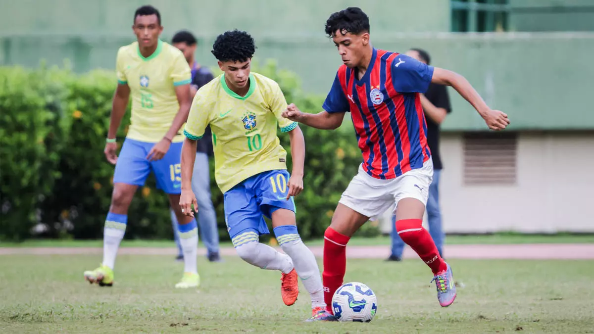 O domingo, 13 de julho, será de muita emoção no Estádio de Pituaçu, em Salvador, quando a Seleção Brasileira Sub-15 e o Ceará