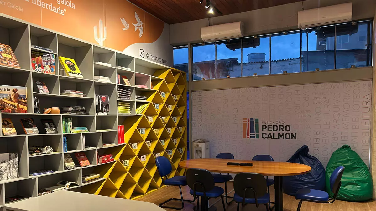 na bicentenária Biblioteca Central do Estado da Bahia, equipamento da Fundação Pedro Calmon (FPC/SecultBA), localizada