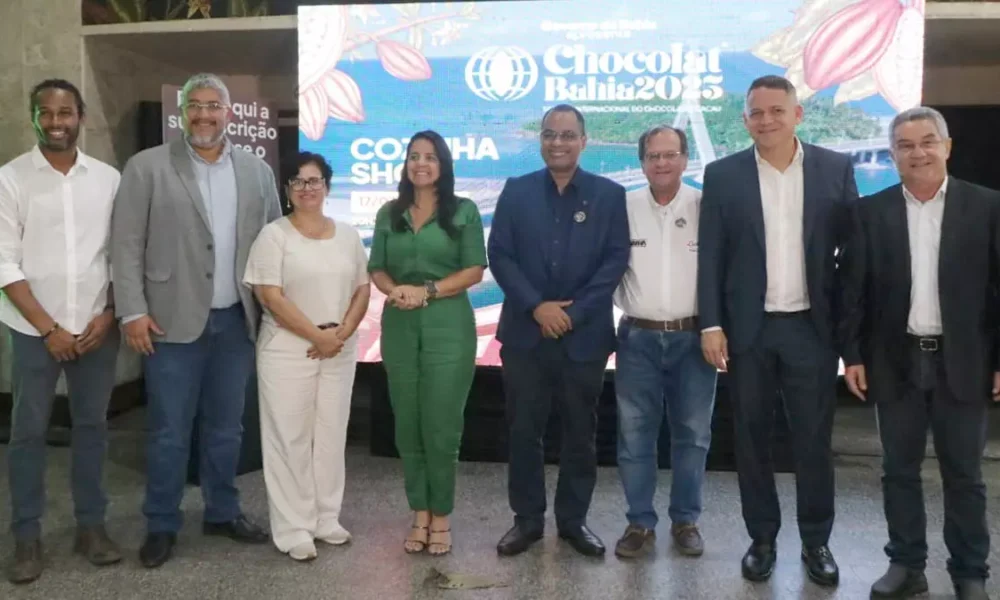 Começou nesta quinta-feira (17), em Ilhéus, o Chocolat Festival 2025, a maior vitrine da cadeia produtiva do chocolate e do cacau da