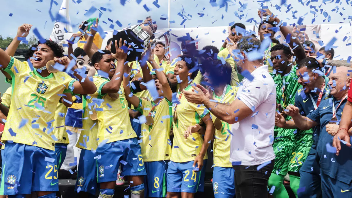 Após dois anos de eliminações precoces, a Seleção Brasileira Sub-15 conquistou a edição de 2025 da Copa 2 de Julho de Futebol Sub-15.