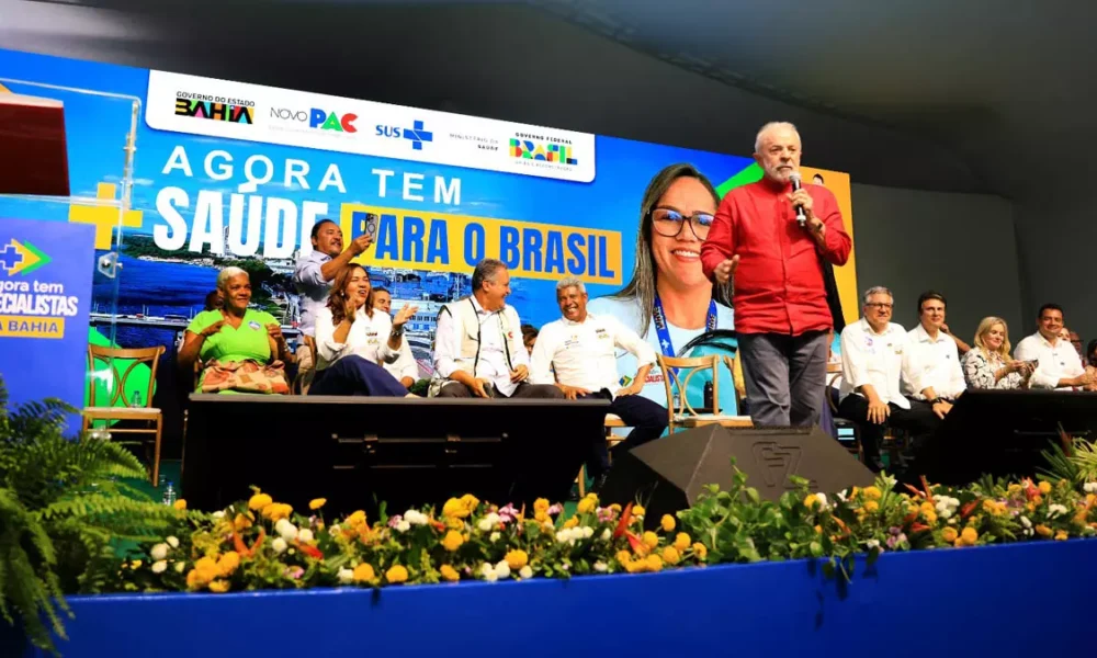o governador Jerônimo Rodrigues e o presidente Luis Inácio Lula da Silva, lançaram o novo PAC Seleções. Na ocasião, o ministro da Saúde,