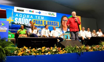 o governador Jerônimo Rodrigues e o presidente Luis Inácio Lula da Silva, lançaram o novo PAC Seleções. Na ocasião, o ministro da Saúde,