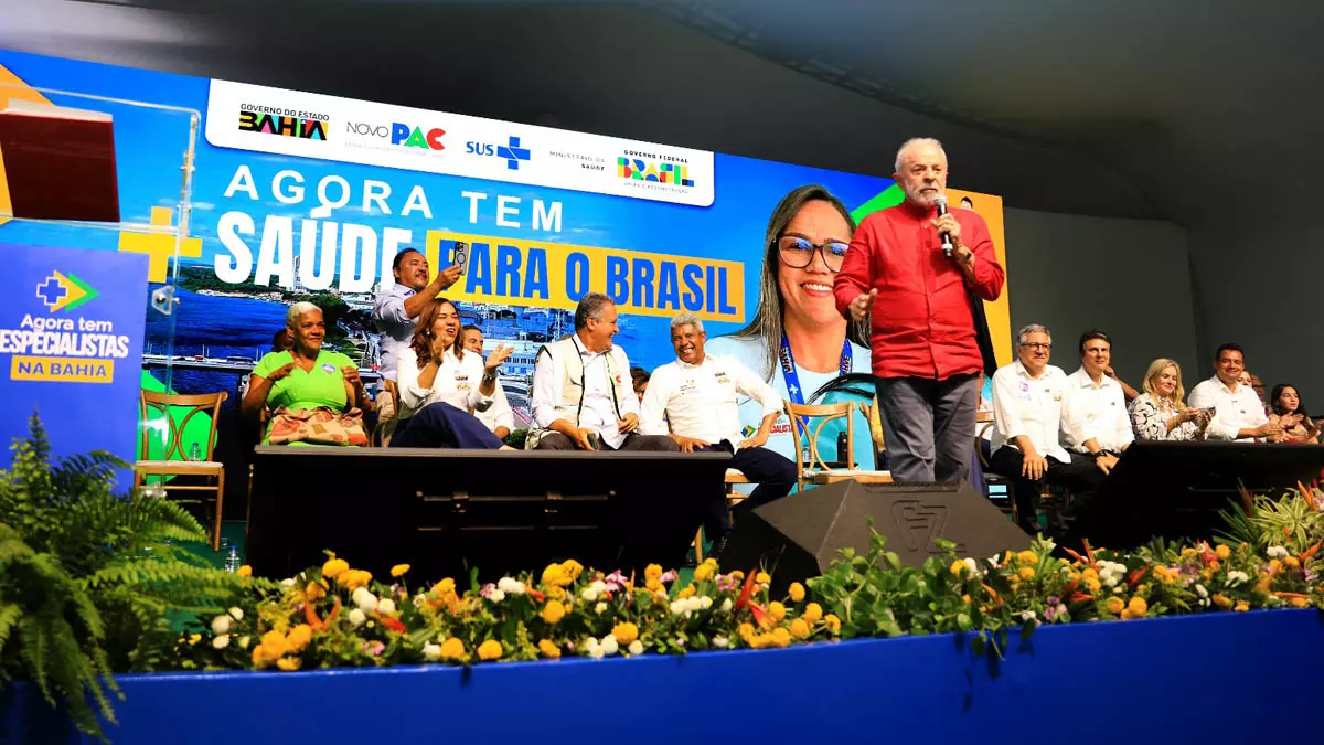 o governador Jerônimo Rodrigues e o presidente Luis Inácio Lula da Silva, lançaram o novo PAC Seleções. Na ocasião, o ministro da Saúde,