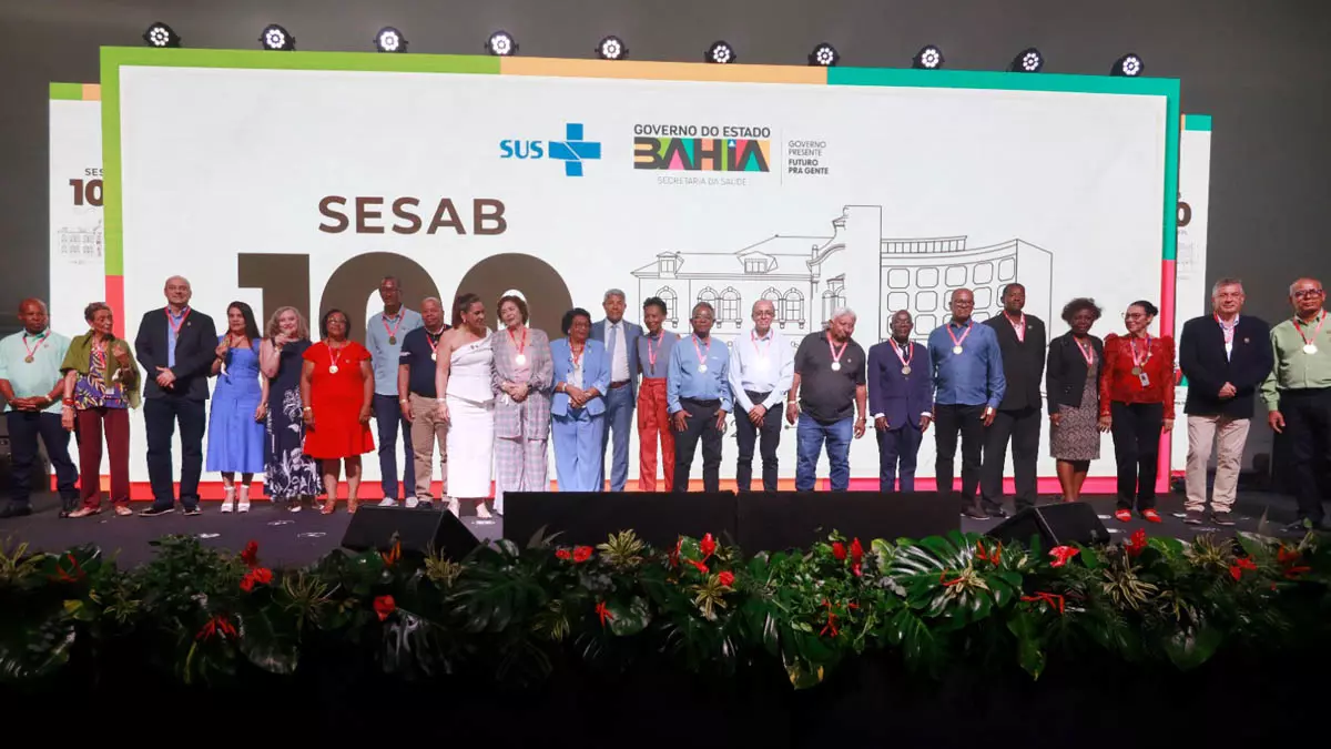 O aniversário de 100 anos da Secretaria da Saúde (Sesab), órgão do Governo do Estado, foi comemorado nesta terça-feira (29) –