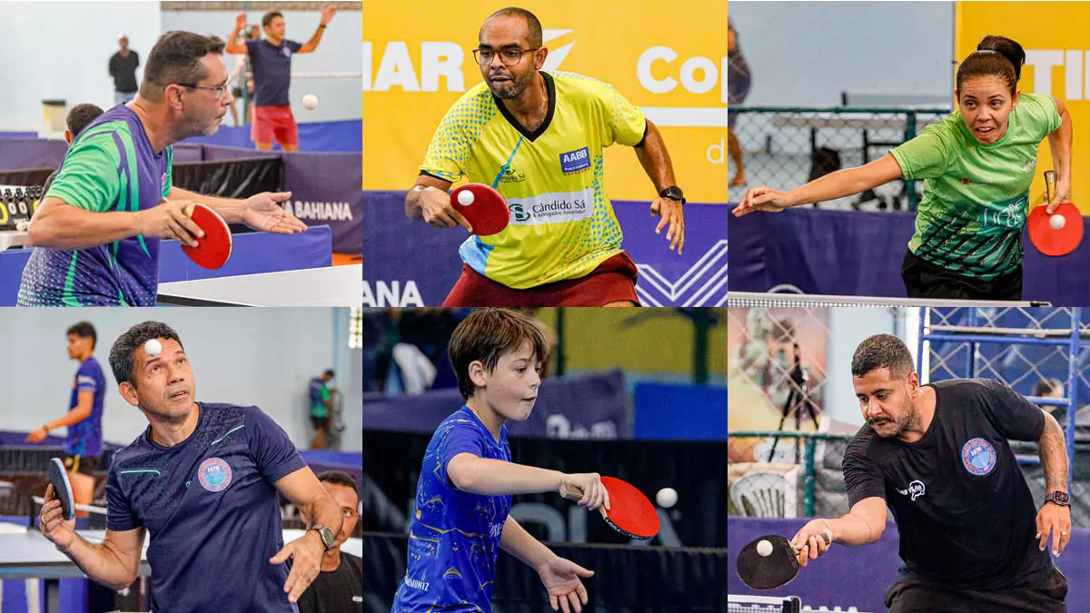 A 3ª etapa do Campeonato Baiano de Tênis de Mesa acontece neste sábado, 19, na Arena P2, no Bonfim, Cidade Baixa de Salvador