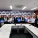 Na tarde desta terça-feira (8), o governador Jerônimo Rodrigues se reuniu com o prefeito de Serra Preta, Franklin Leite, no Centro