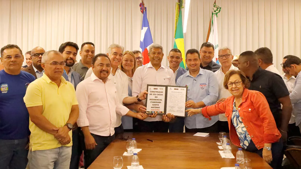 serviço para a construção de 250 unidades habitacionais do Residencial Itaberaba Santo Antônio. A obra, com investimentos de