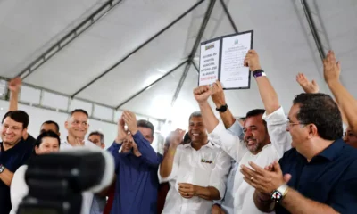 Durante visita ao município de Cristópolis, no Oeste baiano, nesta sexta-feira (25), o governador Jerônimo Rodrigues investiu