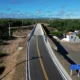 A população da capital do bode testemunhou uma verdadeira transformação com a inauguração da ponte sobre o Rio Vaza Barris