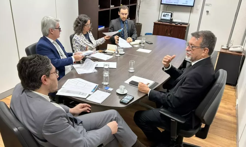 O Governo do Estado participou, nesta quarta-feira (7), de reunião no Ministério do Desenvolvimento, Indústria,